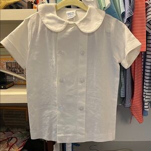 Bailey Boys White Double-Breasted Kids Shirt by
